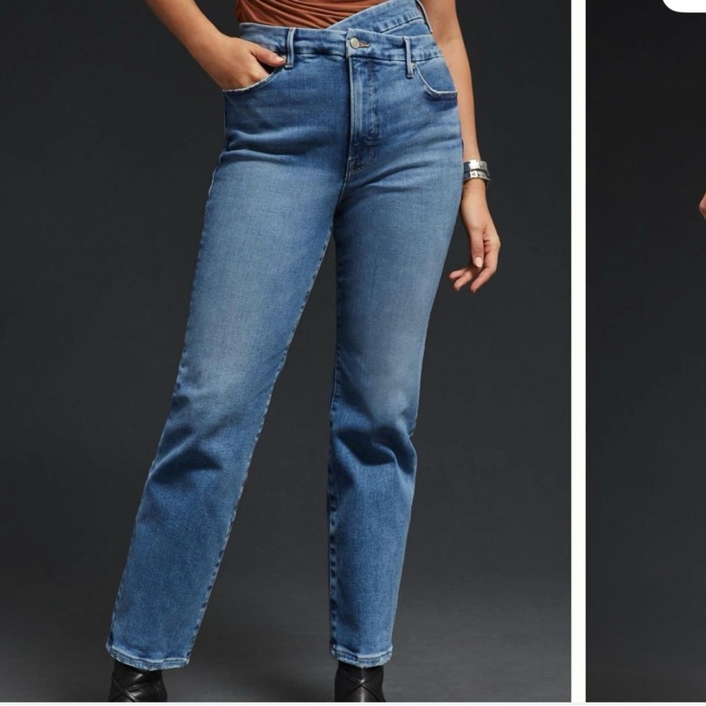 Good American Criss Cross Jeans